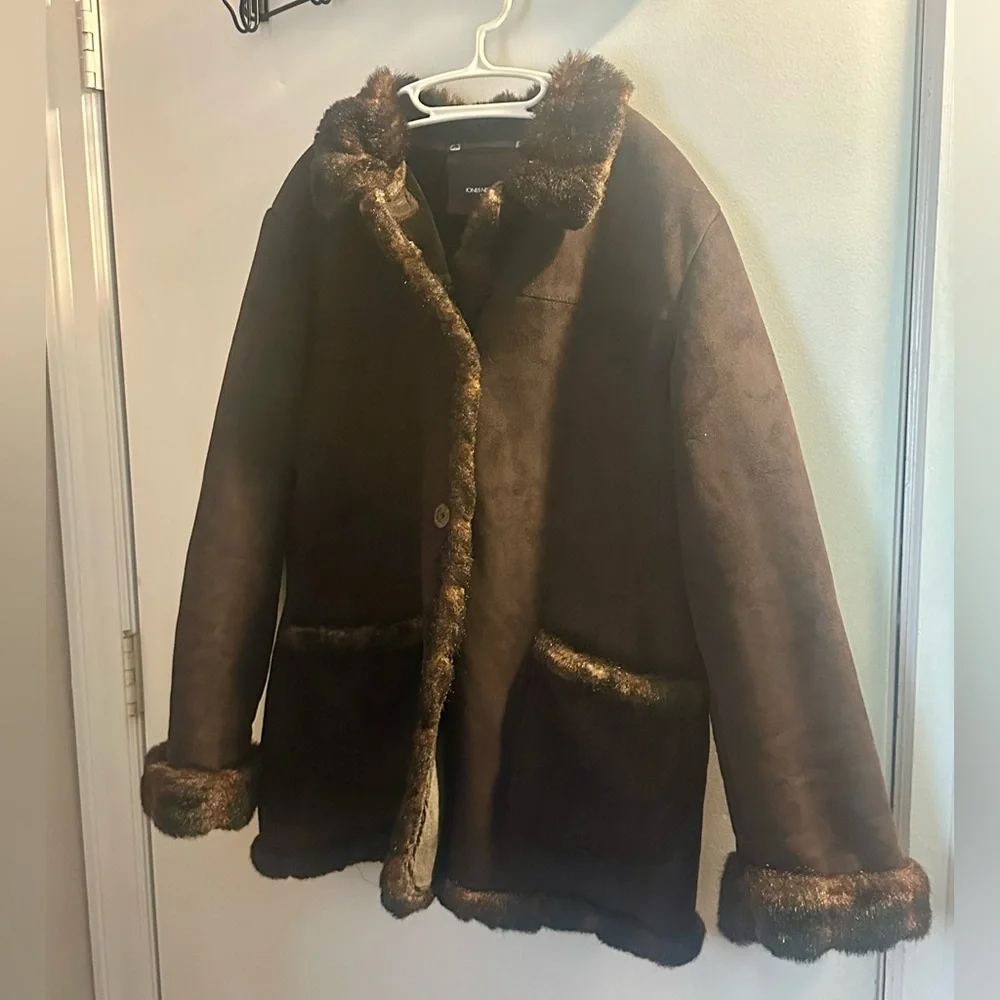 New York & Company Faux Fur Lined Winter Coat - Picture 12 of 16